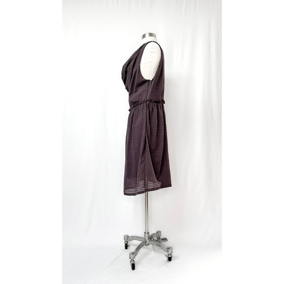 Anthropologie Ric Rac Waffle Knit Draped Dress (L) - Picture 4 of 7